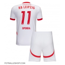 RB Leipzig Lois Openda #11 Replika Hjemmedrakt Barn 2024-25 Kortermet (+ bukser)