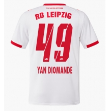 RB Leipzig Yan Diomande #49 Replika Hjemmedrakt 2025-26 Kortermet