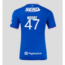 Rangers Mikey Moore #47 Replika Hjemmedrakt 2025-26 Kortermet