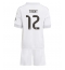 Real Madrid Alexander-Arnold #12 Replika Hjemmedrakt Barn 2025-26 Kortermet (+ bukser)