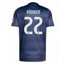 Real Madrid Antonio Rudiger #22 Replika Bortedrakt 2025-26 Kortermet