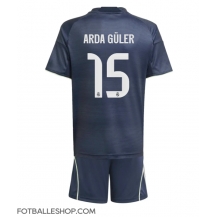 Real Madrid Arda Guler #15 Replika Bortedrakt Barn 2025-26 Kortermet (+ bukser)