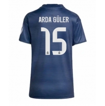 Real Madrid Arda Guler #15 Replika Bortedrakt Dame 2025-26 Kortermet