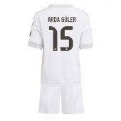 Real Madrid Arda Guler #15 Replika Hjemmedrakt Barn 2025-26 Kortermet (+ bukser)