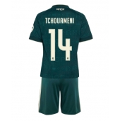 Real Madrid Aurelien Tchouameni #14 Replika Bortedrakt Barn 2026-27 Kortermet (+ bukser)