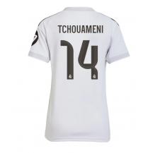 Real Madrid Aurelien Tchouameni #14 Replika Hjemmedrakt Dame 2025-26 Kortermet