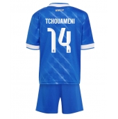 Real Madrid Aurelien Tchouameni #14 Replika Tredjedrakt Barn 2025-26 Kortermet (+ bukser)