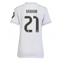 Real Madrid Brahim Diaz #21 Replika Hjemmedrakt Dame 2025-26 Kortermet