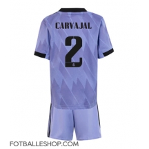 Real Madrid Daniel Carvajal #2 Replika Bortedrakt Barn 2022-23 Kortermet (+ bukser)