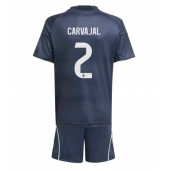 Real Madrid Daniel Carvajal #2 Replika Bortedrakt Barn 2025-26 Kortermet (+ bukser)