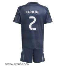 Real Madrid Daniel Carvajal #2 Replika Bortedrakt Barn 2025-26 Kortermet (+ bukser)