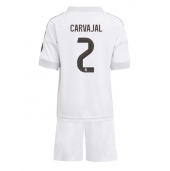 Real Madrid Daniel Carvajal #2 Replika Hjemmedrakt Barn 2025-26 Kortermet (+ bukser)