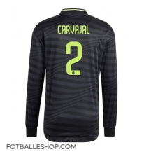 Real Madrid Daniel Carvajal #2 Replika Tredjedrakt 2022-23 Langermet