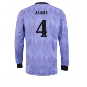 Real Madrid David Alaba #4 Replika Bortedrakt 2022-23 Langermet