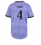Real Madrid David Alaba #4 Replika Bortedrakt Dame 2022-23 Kortermet