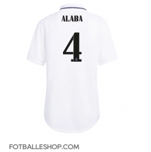 Real Madrid David Alaba #4 Replika Hjemmedrakt Dame 2022-23 Kortermet
