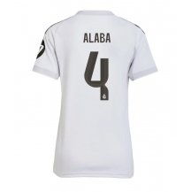 Real Madrid David Alaba #4 Replika Hjemmedrakt Dame 2025-26 Kortermet