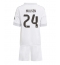 Real Madrid Dean Huijsen #24 Replika Hjemmedrakt Barn 2025-26 Kortermet (+ bukser)