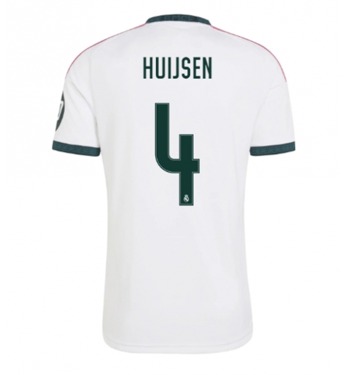 Real Madrid Dean Huijsen #4 Replika Hjemmedrakt 2026-27 Kortermet Real Madrid Dean Huijsen #4 Replika Hjemmedrakt 2026-27 Kortermet