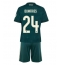 Real Madrid Denzel Dumfries #24 Replika Bortedrakt Barn 2026-27 Kortermet (+ bukser)