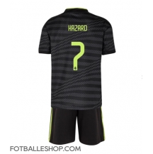 Real Madrid Eden Hazard #7 Replika Tredjedrakt Barn 2022-23 Kortermet (+ bukser)