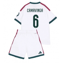Real Madrid Eduardo Camavinga #6 Replika Hjemmedrakt Barn 2026-27 Kortermet (+ bukser)
