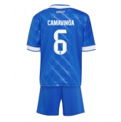 Real Madrid Eduardo Camavinga #6 Replika Tredjedrakt Barn 2025-26 Kortermet (+ bukser)