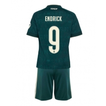 Real Madrid Endrick #9 Replika Bortedrakt Barn 2026-27 Kortermet (+ bukser)