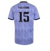 Real Madrid Federico Valverde #15 Replika Bortedrakt 2022-23 Kortermet