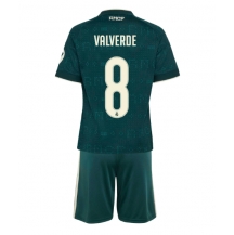 Real Madrid Federico Valverde #8 Replika Bortedrakt Barn 2026-27 Kortermet (+ bukser)