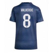 Real Madrid Federico Valverde #8 Replika Bortedrakt Dame 2025-26 Kortermet