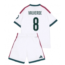 Real Madrid Federico Valverde #8 Replika Hjemmedrakt Barn 2026-27 Kortermet (+ bukser)