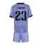 Real Madrid Ferland Mendy #23 Replika Bortedrakt Barn 2022-23 Kortermet (+ bukser)