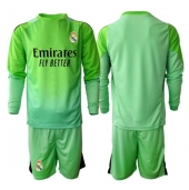Real Madrid Keeper Replika Bortedrakt Barn 2025-26 Langermet (+ bukser)