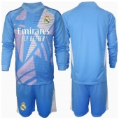 Real Madrid Keeper Replika Hjemmedrakt Barn 2024-25 Langermet (+ bukser)