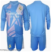 Real Madrid Keeper Replika Hjemmedrakt Barn 2024-25 Langermet (+ bukser)