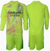 Real Madrid Keeper Replika Tredjedrakt Barn 2024-25 Langermet (+ bukser)