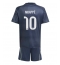 Real Madrid Kylian Mbappe #10 Replika Bortedrakt Barn 2025-26 Kortermet (+ bukser)