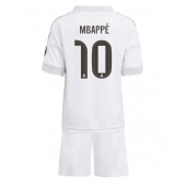 Real Madrid Kylian Mbappe #10 Replika Hjemmedrakt Barn 2025-26 Kortermet (+ bukser)