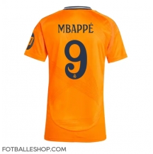 Real Madrid Kylian Mbappe #9 Replika Bortedrakt Dame 2024-25 Kortermet