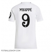 Real Madrid Kylian Mbappe #9 Replika Hjemmedrakt Dame 2024-25 Kortermet