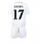 Real Madrid Lucas Vazquez #17 Replika Hjemmedrakt Barn 2022-23 Kortermet (+ bukser)