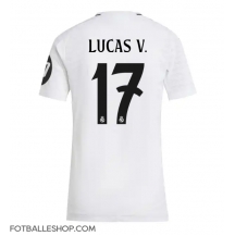Real Madrid Lucas Vazquez #17 Replika Hjemmedrakt Dame 2024-25 Kortermet