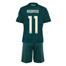 Real Madrid Rodrygo Goes #11 Replika Bortedrakt Barn 2026-27 Kortermet (+ bukser)