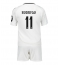 Real Madrid Rodrygo Goes #11 Replika Hjemmedrakt Barn 2024-25 Kortermet (+ bukser)