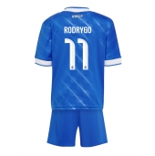 Real Madrid Rodrygo Goes #11 Replika Tredjedrakt Barn 2025-26 Kortermet (+ bukser)