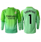 Real Madrid Thibaut Courtois #1 Keeper Replika Bortedrakt 2025-26 Langermet