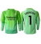 Real Madrid Thibaut Courtois #1 Keeper Replika Bortedrakt 2025-26 Langermet