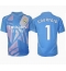 Real Madrid Thibaut Courtois #1 Keeper Replika Hjemmedrakt 2024-25 Kortermet