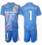 Real Madrid Thibaut Courtois #1 Keeper Replika Hjemmedrakt Barn 2024-25 Kortermet (+ bukser)